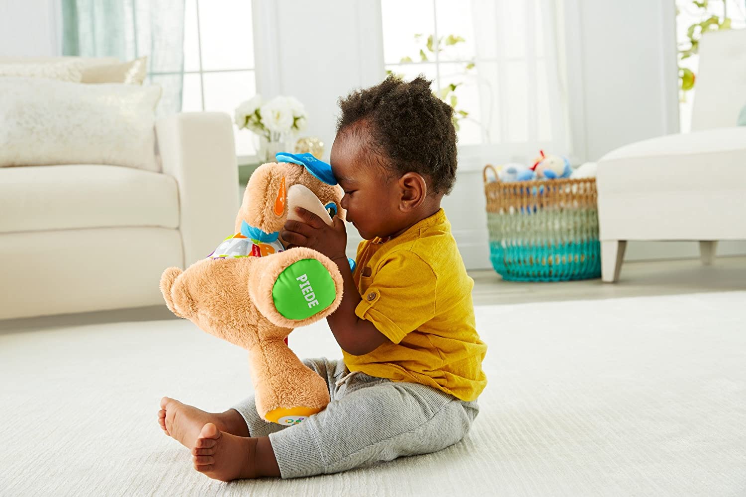Интерактивная плюшевая игрушка Fisher-Price Puppy Learning Toy с подсветкой и умными этапами , фото №8