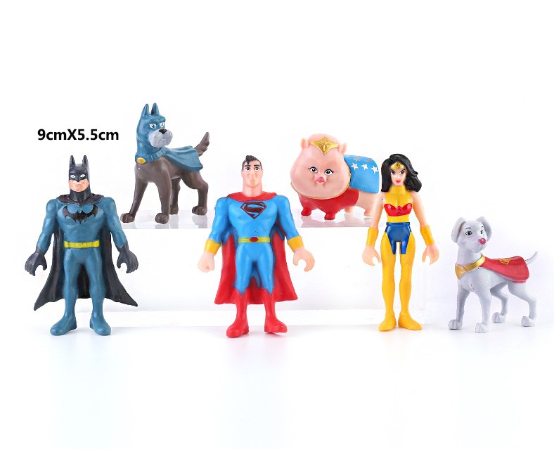 Набір фігурок Ліга супервихованців Super Hero та Super Pet дитячий набір іграшок 5,5-9 см 6 шт, фото №4 Набір фігурок Ліга супервихованців Super Hero та Super Pet дитячий набір іграшок 5,5-9 см 6 шт, фото №4