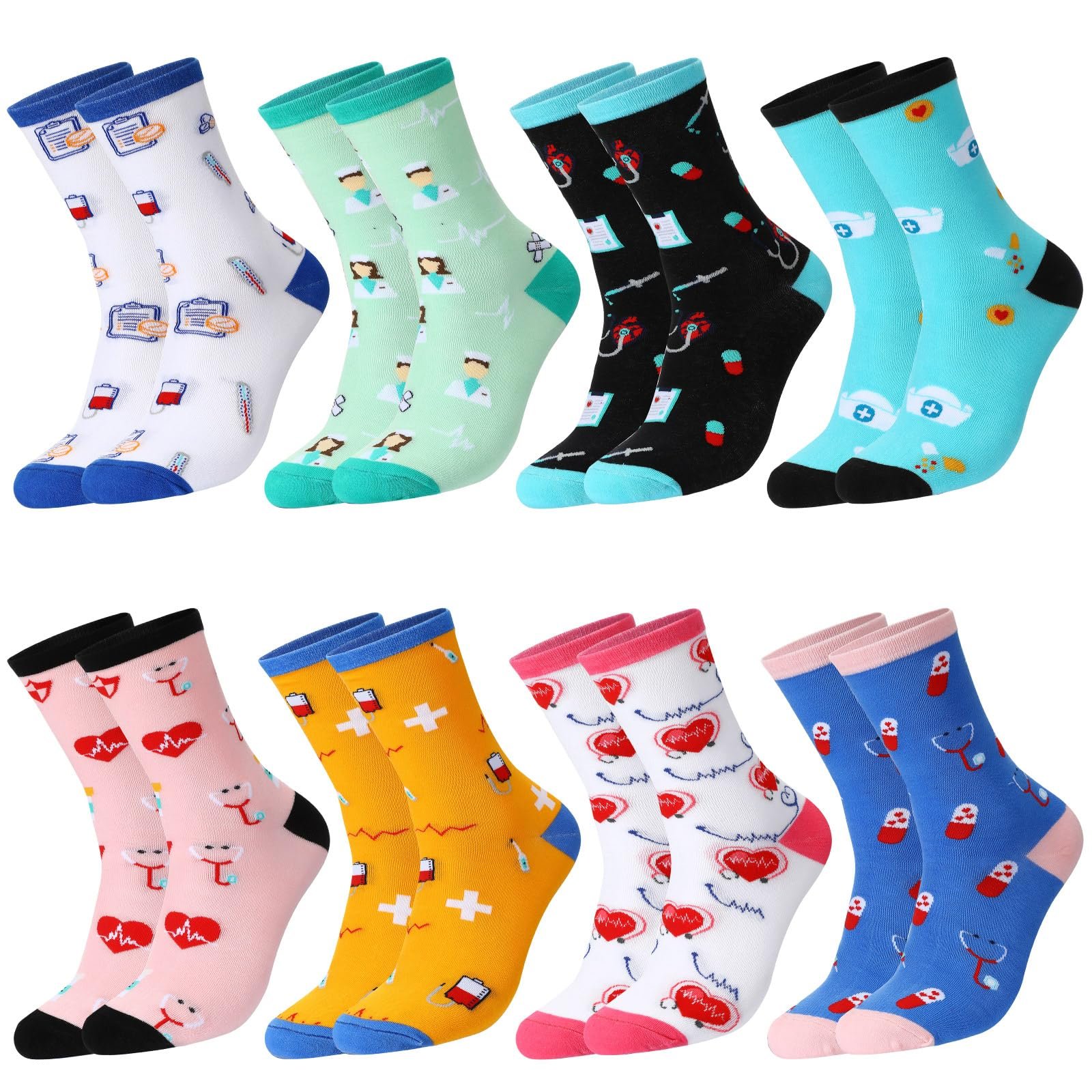 Шкарпетки HICARER Бавовняні 8 пар, фото №1