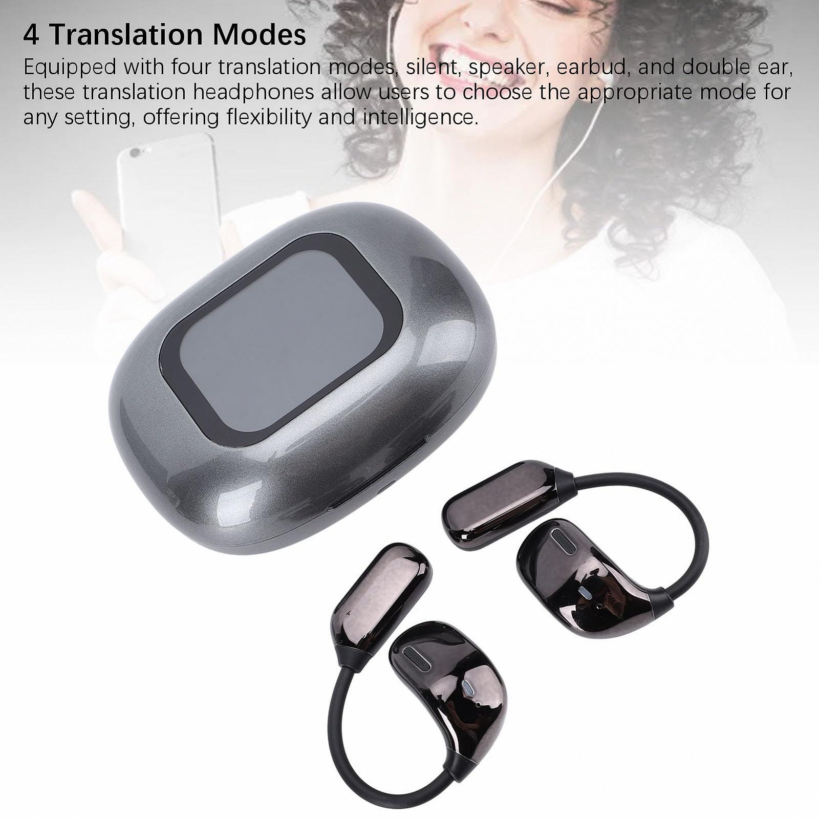 Перекладач Vikye JM16 AI, 80 мов, бездротові навушники з шумозаглушенням та захистом від дощу, фото №6