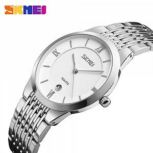 Годинник Skmei 9139WTSI-B біло-сріблястий synthetic.ua - Фото 1