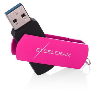 USB флеш-накопитель Exceleram 16gb P2 Series Rose/Black USB 3.1 Gen 1 EXP2U3ROB16, фото №3