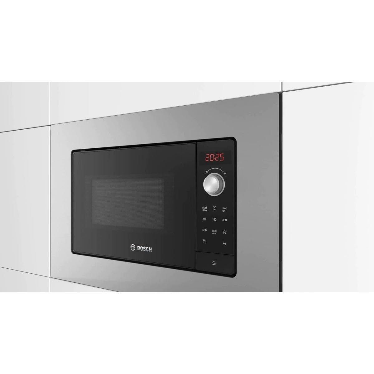 Вбудована мікрохвильова піч Bosch BEL623MS3 з грилем Сталь, фото №2 Вбудована мікрохвильова піч Bosch BEL623MS3 з грилем Сталь, фото №2