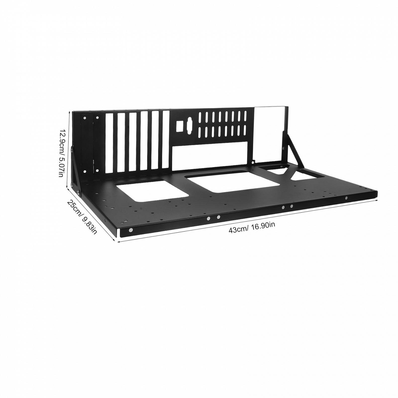 Материнская плата Стальная утолщенная ATX рама для ПК корпуса Улучшенный отвод тепла Простая установка Подходит для материнских плат, фото №2