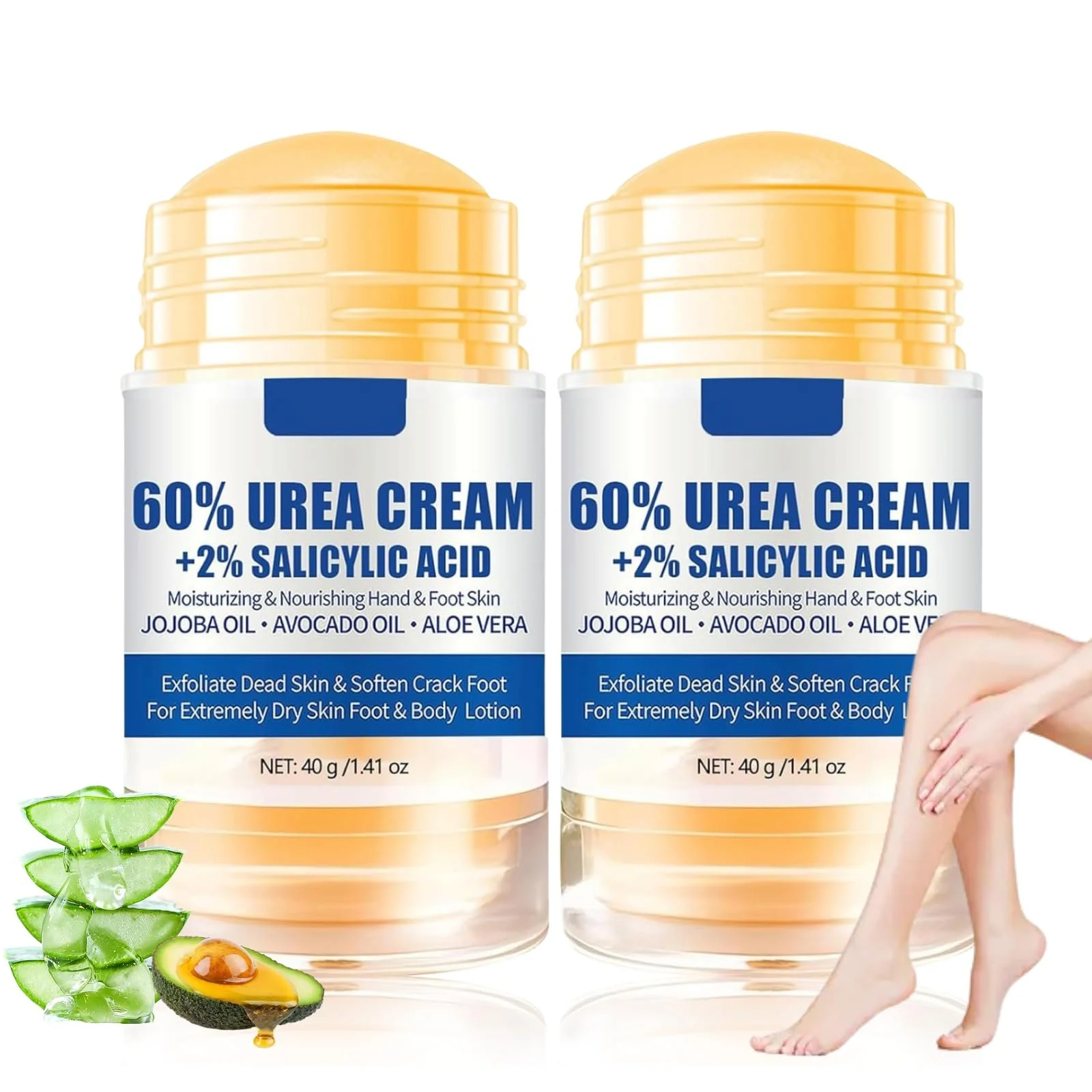 Крем для ног Urea Cream 60% против трещин и мозолей упаковка из 2 шт., фото №1 Крем для ног Urea Cream 60% против трещин и мозолей упаковка из 2 шт., фото №1