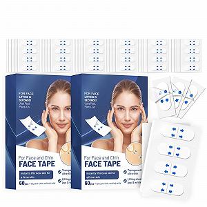 Набор лент для подтяжки лица, 120 шт., невидимая лента от морщин для V-образного лица - Фото 1