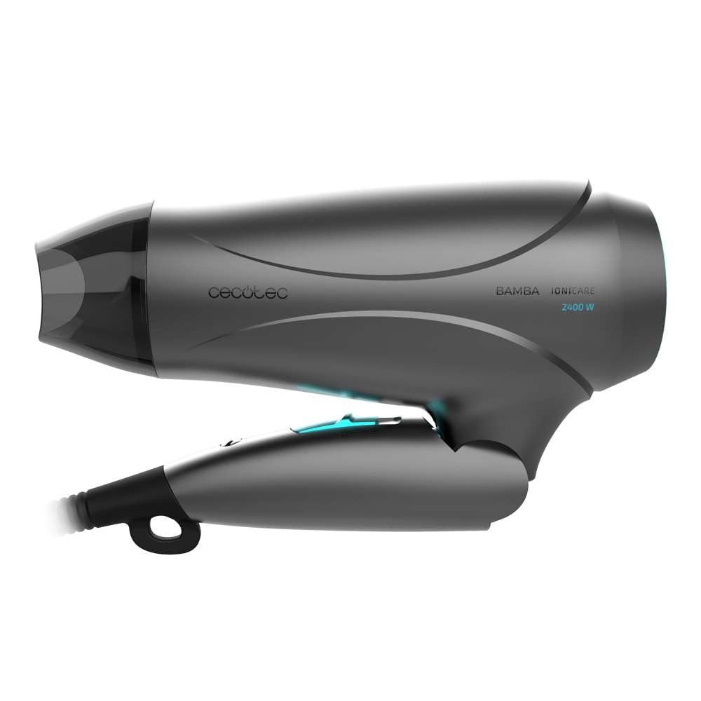Фен Cecotec IoniCare Power&Go Compact, потужність 2400 Вт, DC-мотор, функція іонізації, висока потужність потоку, функція холодного повітря, технологія HairCare, складна ручка, фото №3