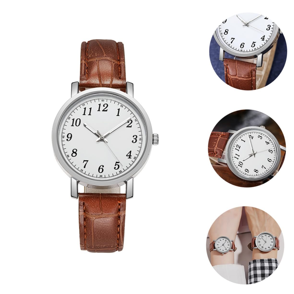 Женские наручные часы Healvian 1 x, минималистичные аналоговые часы для женщин, повседневные, деловые, женские часы, универсальные для особых случаев, фото №4