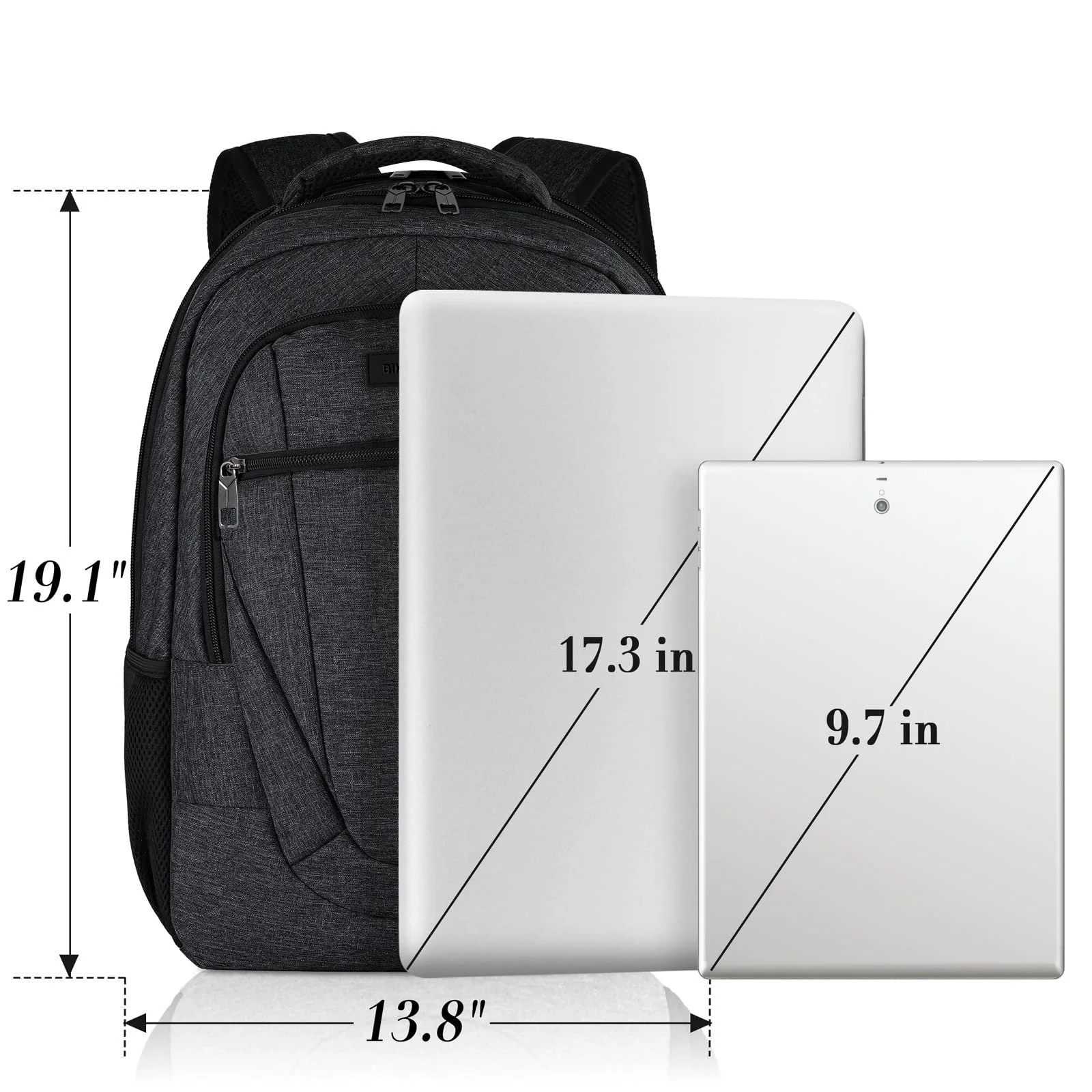 Рюкзак BIKROD 17.3" Waterproof USB, фото №6 Рюкзак BIKROD 17.3" Waterproof USB, фото №6