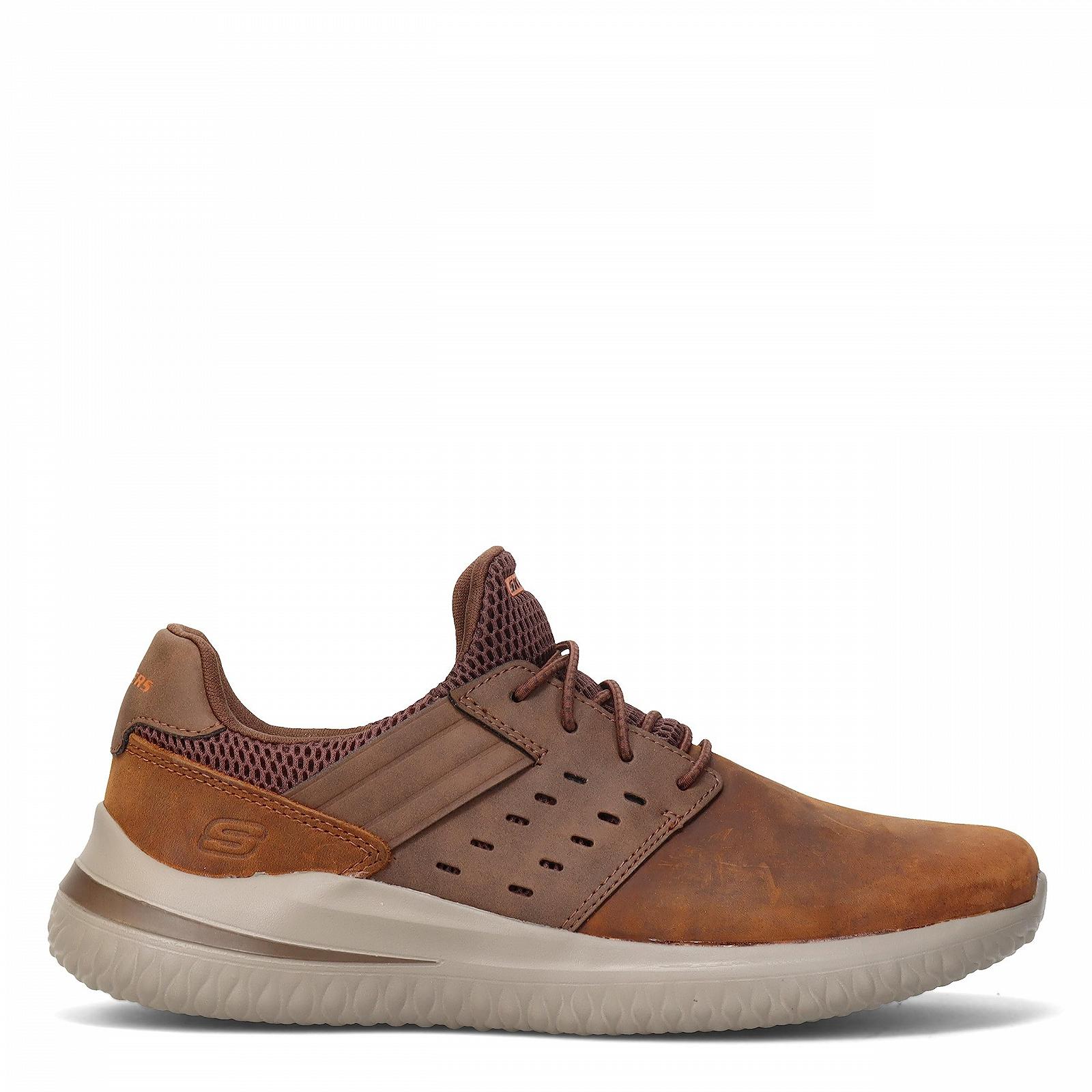 Кроссовки Skechers Delson 3.0-Ezra Кожаные на шнурках, фото №3