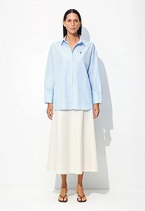 Женская рубашка оверсайз MAVI STRIPE BLOUSE Light Blue - L synthetic.ua - Фото 1