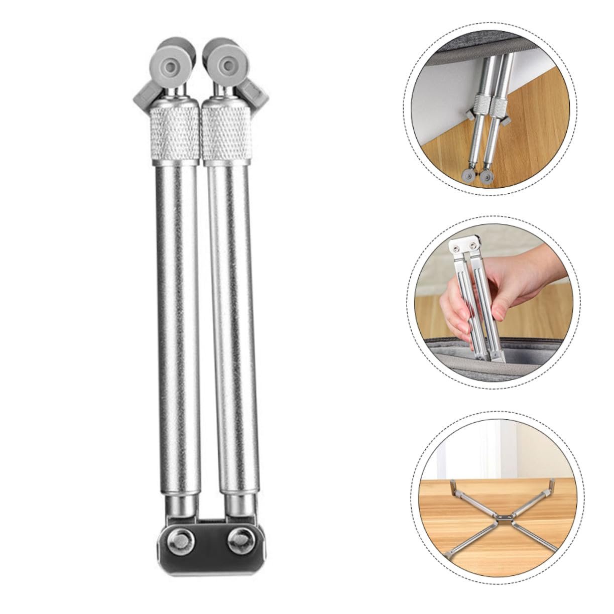 Підставка для ноутбука алюмінієва регульована складна, регульована по висоті, ергономічна, міцна, фото №4