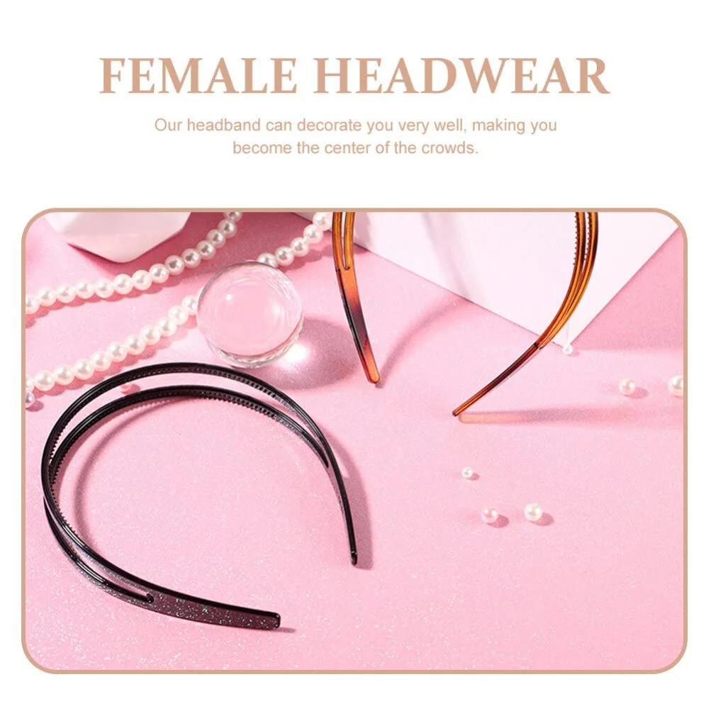 Обруч Двойной ряд KALLORY Пластиковый, фото №7