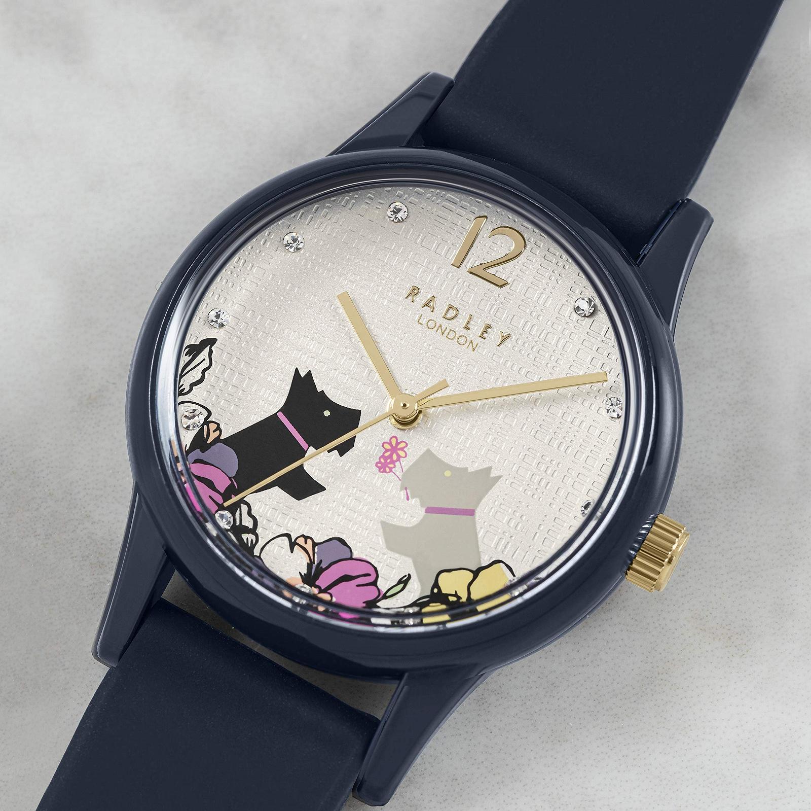 Жіночий Годинник RADLEY Say It with Flowers RY2983 Синій Зображення Песиків Синій Fashion Casual, фото №2
