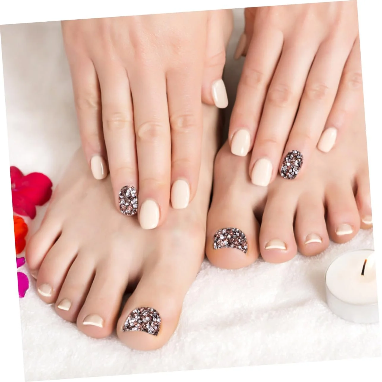 Стразы для маникюра minkissy 8 упаковок Микро-циркон Разноцветные, фото №8