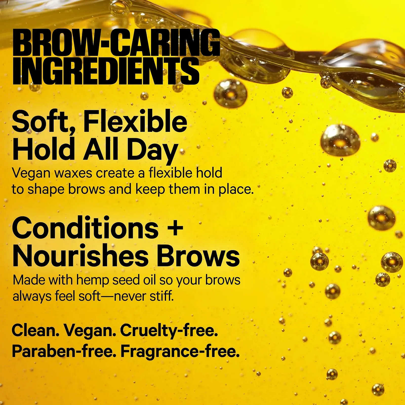 Гель для бровей Milk Makeup KUSH Fibre Brow Gel Thickening Soft Flexible Hold Cypher (Cool Very Dark Brown/Black), фото №2