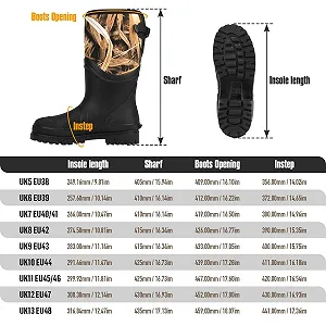 Чоловічі утеплені неопренові чоботи Wellington GUGULUZA для полювання, риболовлі synthetic.ua - Фото 1