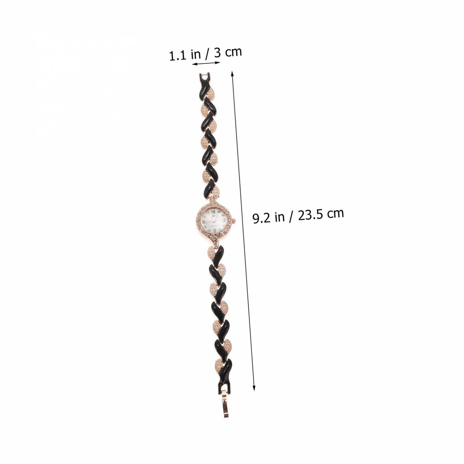 Женские Кварцевые Часы Healvian Черный, фото №6