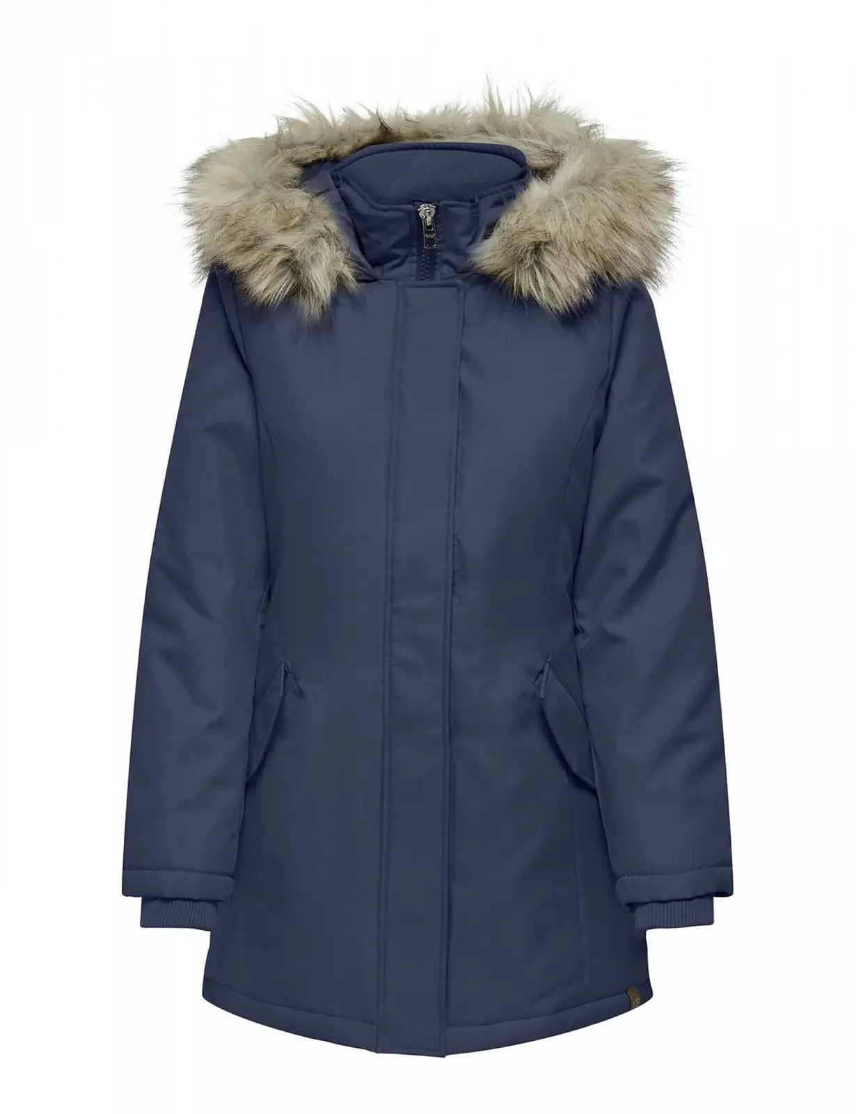 Жіноча зимова куртка-парка з хутряним капюшоном ONLY ONLNewKaty, фото №1