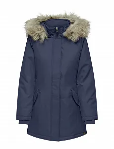 Жіноча зимова куртка-парка з хутряним капюшоном ONLY ONLNewKaty - Фото 1