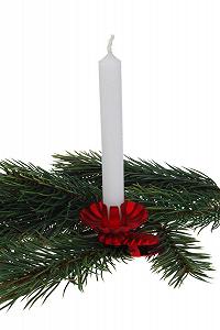 Свічник hdg haus-der-geschenke Tree Clip Конус Набір з 8 Кольорові Німеччина Матове червоне synthetic.ua - Фото 1