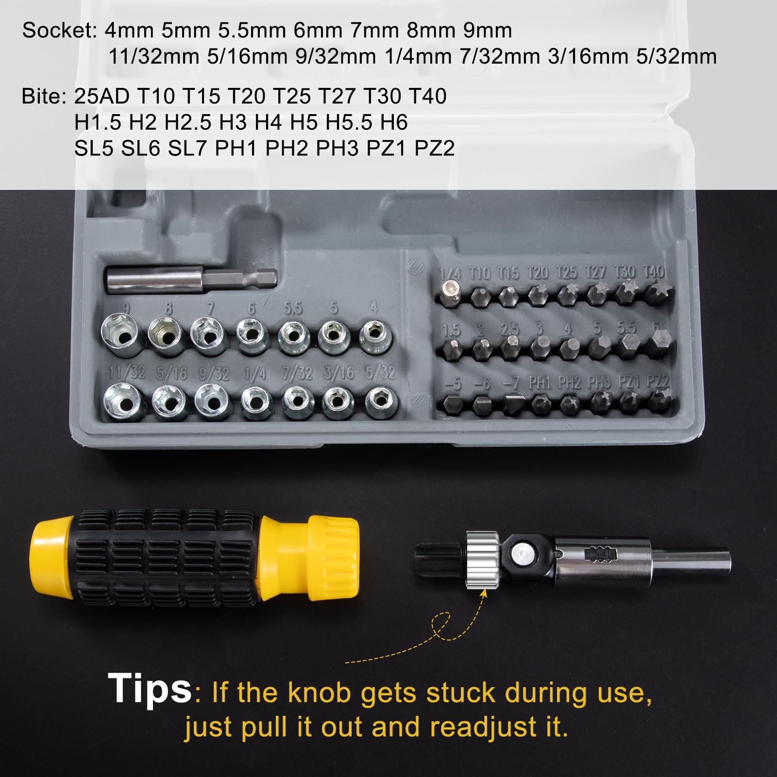 Набор отверток Ratchet Set 41 in 1 Multibit Ideal for Household and Electronic Repairs, фото №4