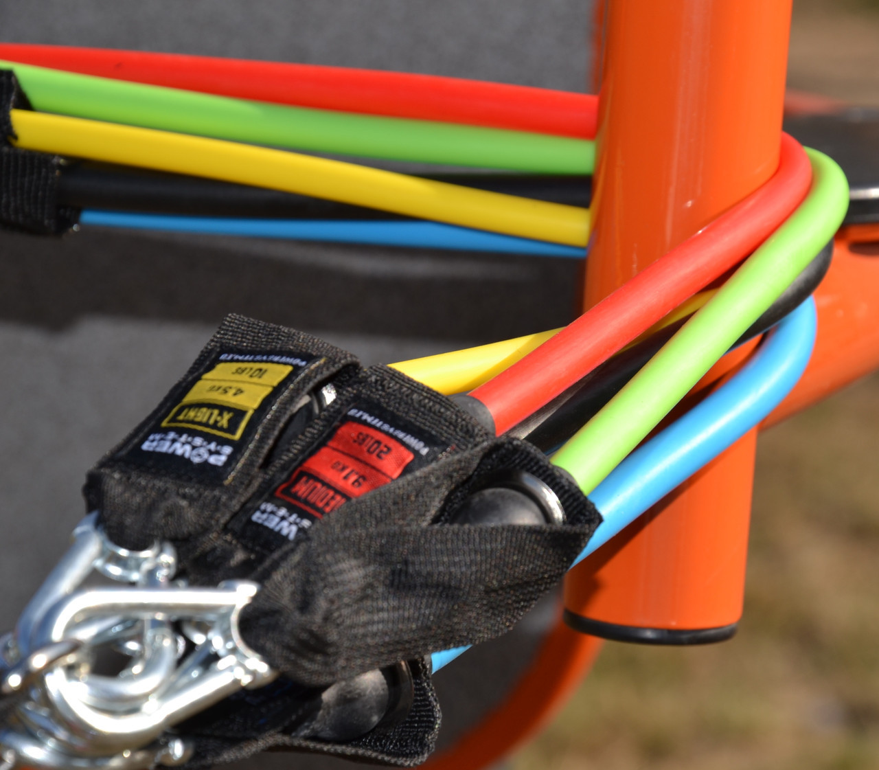 Набір трубчастих еспандерів Power System PS-4099 Total Expander Set 5шт до 55 кг, фото №6