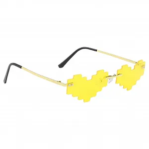 Солнцезащитные очки Сердце, Смешные солнцезащитные Сердце Мозаика - Фото 1