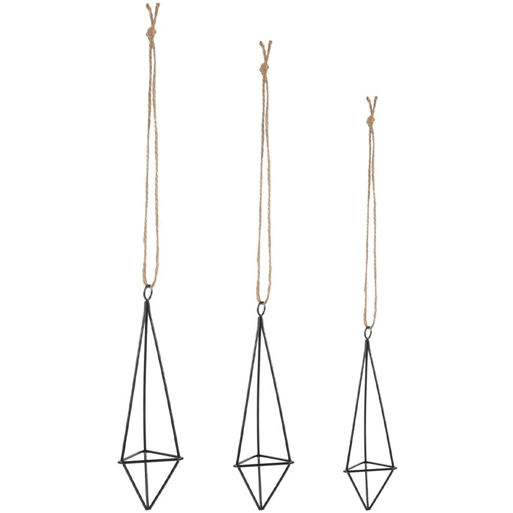 Подвесной металлический держатель для воздушных растений YARNOW геометрический Набор 3 шт., фото №1