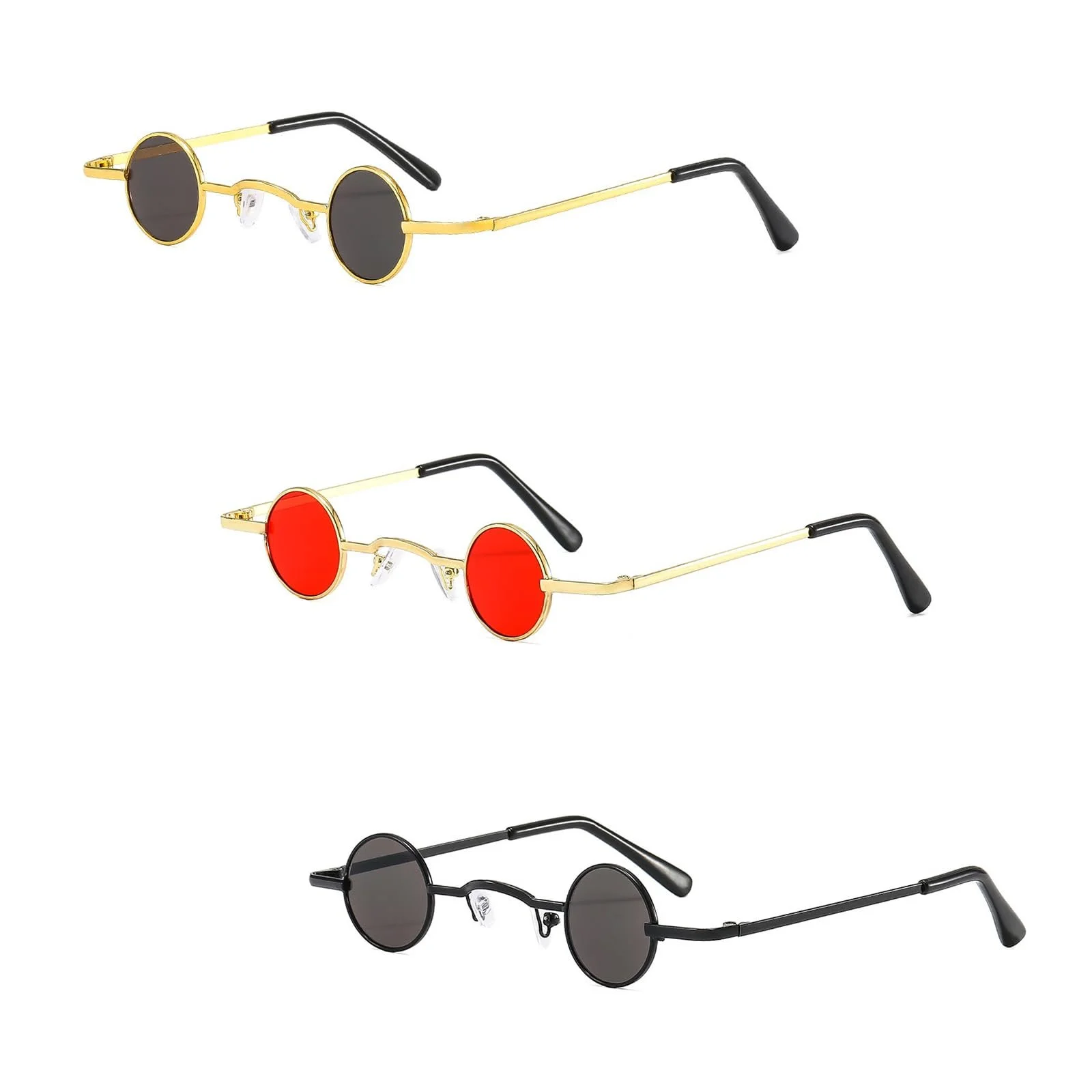 Солнцезащитные очки INNAL Маленькие круглые 3 пары, маленькие ретро, фото №1 Солнцезащитные очки INNAL Маленькие круглые 3 пары, маленькие ретро, фото №1