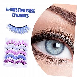 Цветные накладные ресницы 3D 25 пар synthetic.ua - Фото 1