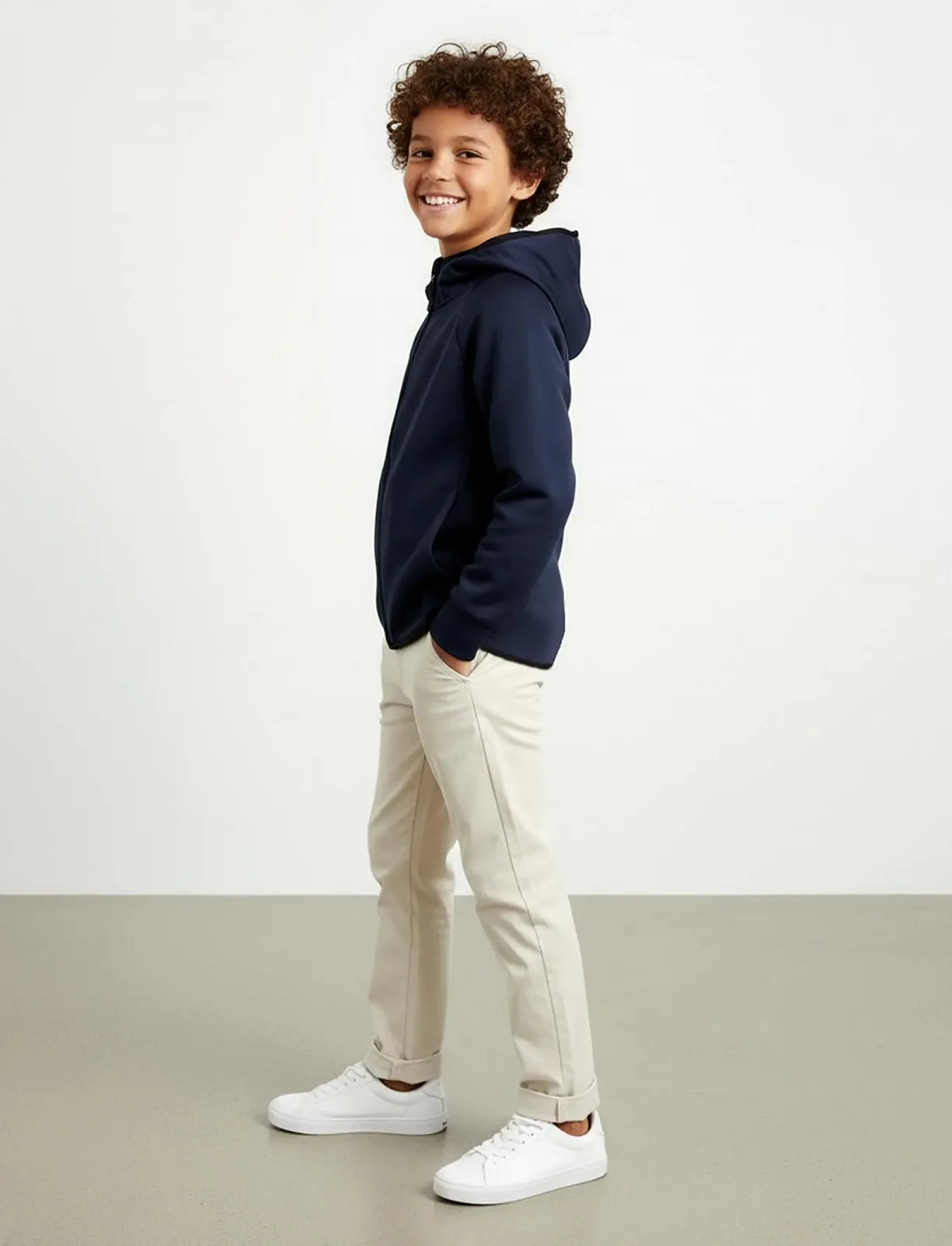 Худі PatPat з капюшоном на блискавці для хлопчиків, фото №3