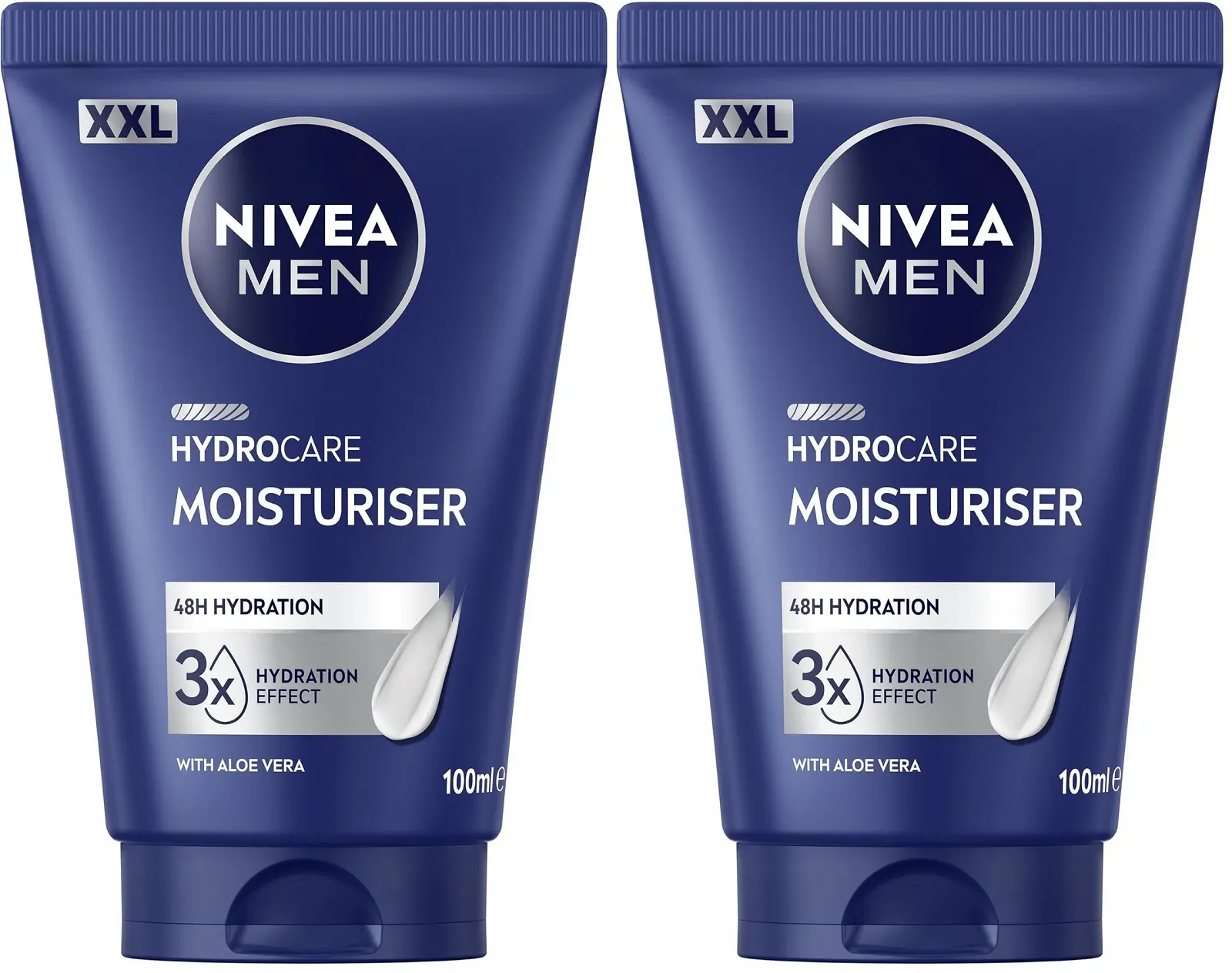Зволожувальний крем NIVEA MEN Hydrocare для сухої шкіри з алое вера 100 мл (2 шт. в упаковці), фото №1 Зволожувальний крем NIVEA MEN Hydrocare для сухої шкіри з алое вера 100 мл (2 шт. в упаковці), фото №1