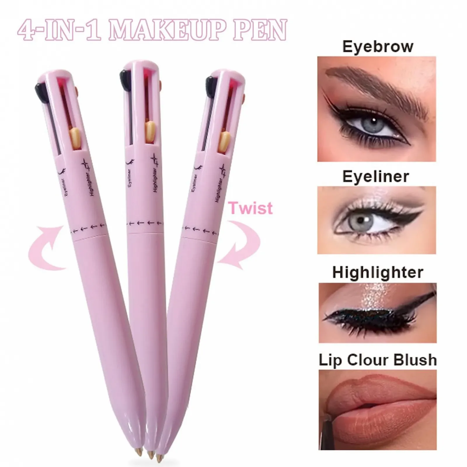 Підводка 4 в 1 для макіяжу, фото №6 Підводка 4 в 1 для макіяжу, фото №6