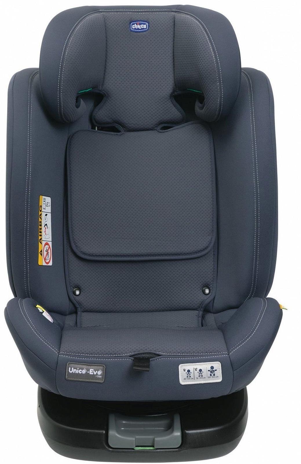 Автокресло Chicco Unico Evo i-Size (40-150 см)/с поворотным механизмом 360° / Синий, фото №3