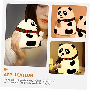 Лампа DOITOOL Panda Night Duck LED Детская Настольная Силиконовая synthetic.ua - Фото 1