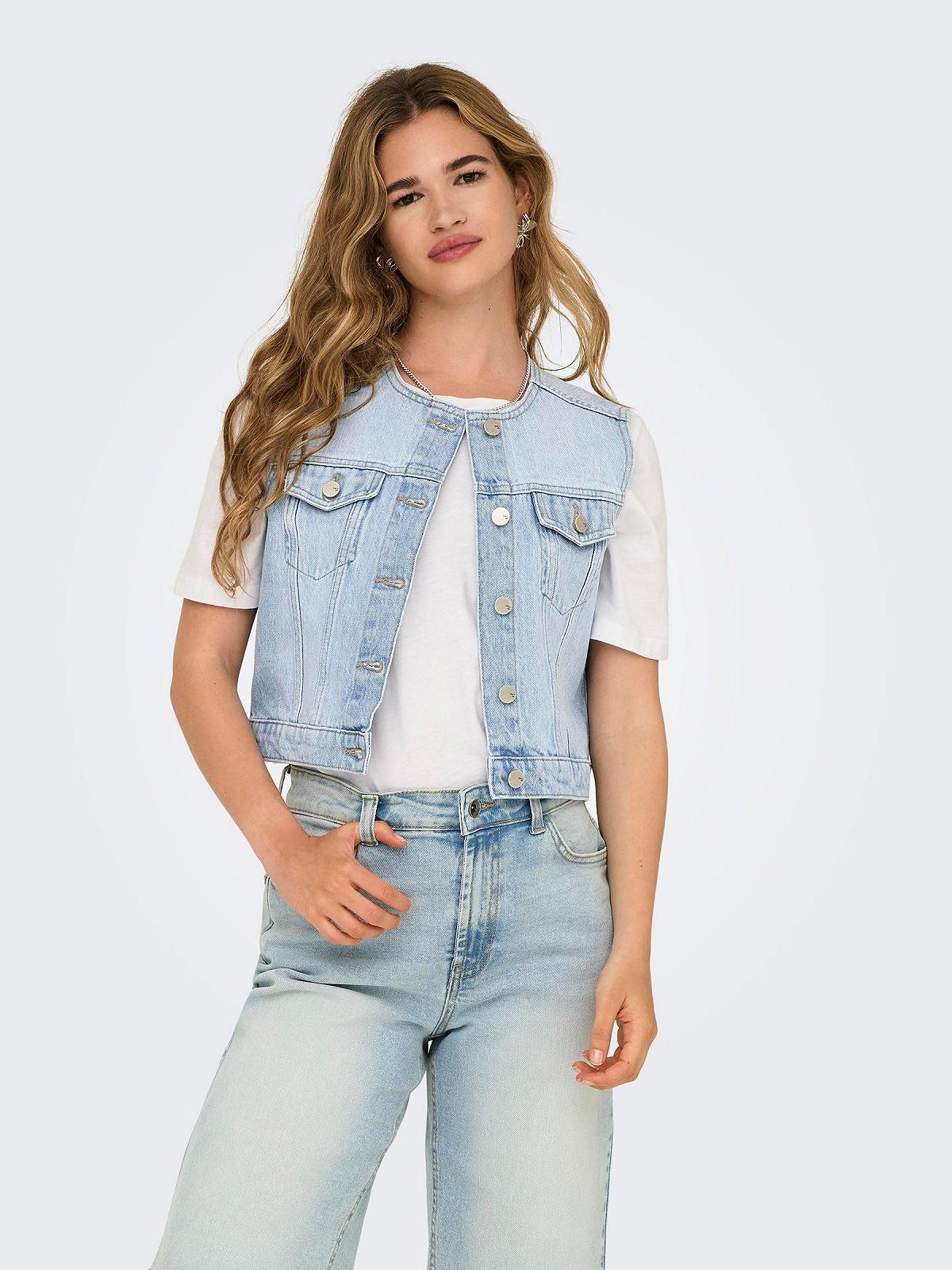 Жіночий Джинсовий Жилет ONLY ONLFELIZ, фото №3