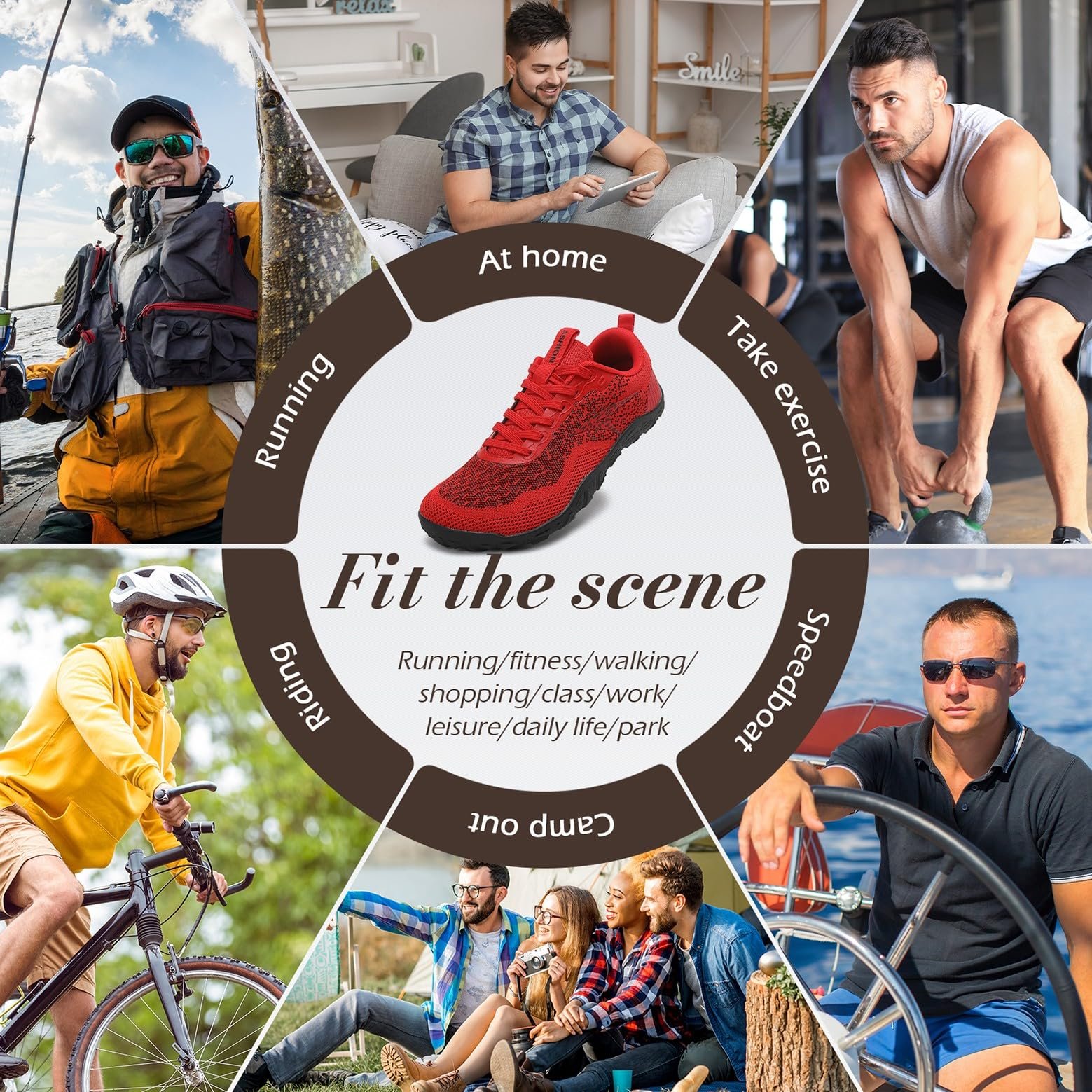 Взуття для бігу ASHION Barefoot з широким носком, фото №6