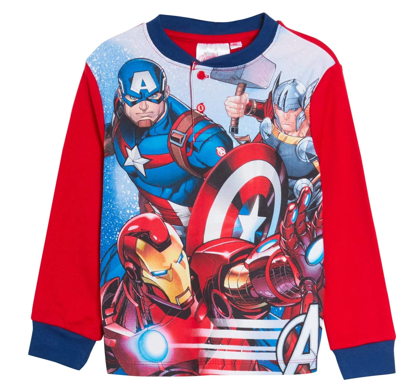 Піжама MARVEL Avengers для хлопчиків, повна довжина, фото №2 Піжама MARVEL Avengers для хлопчиків, повна довжина, фото №2