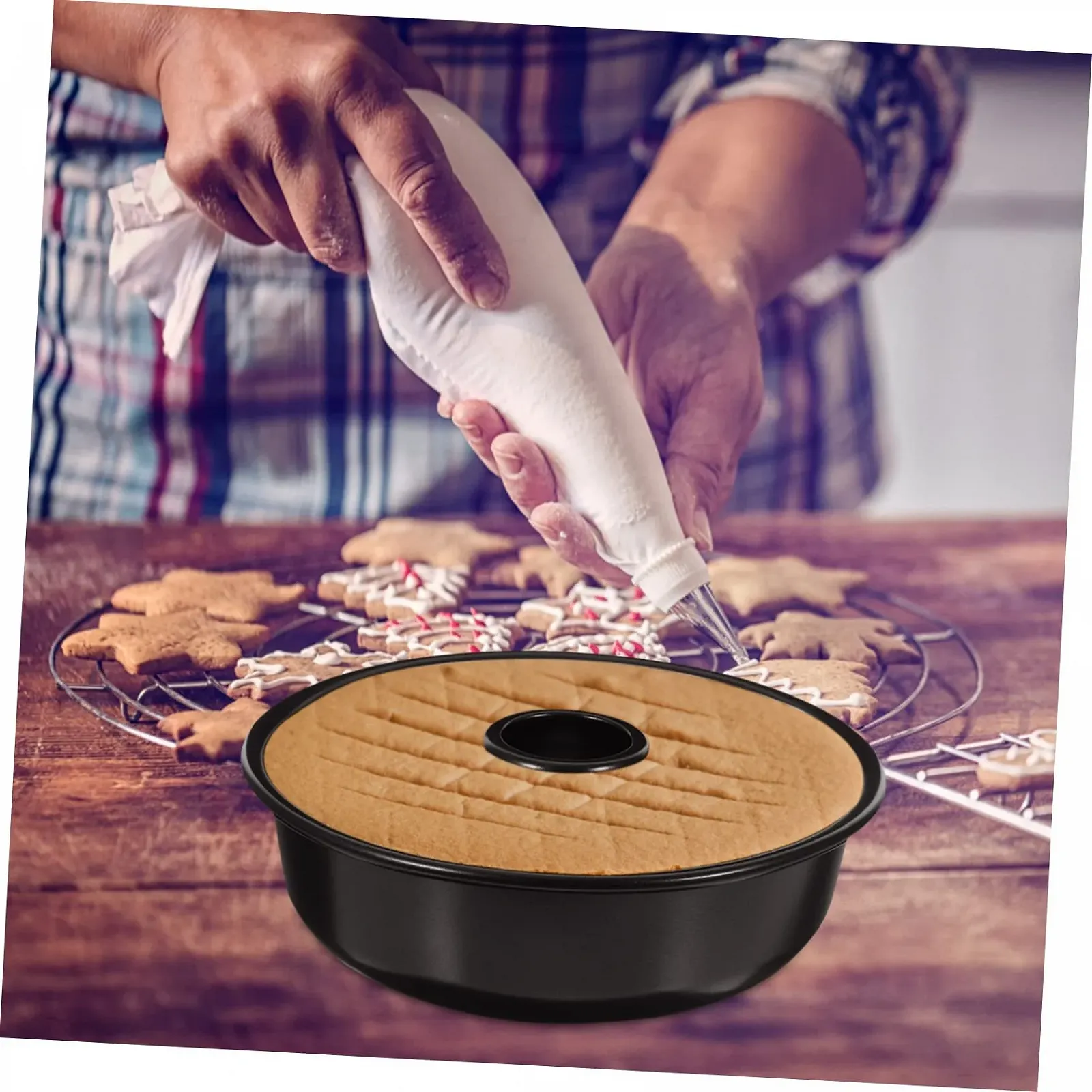 Форма для выпечки пончиков balacoo из алюминиевого сплава с антипригарным покрытием, фото №7