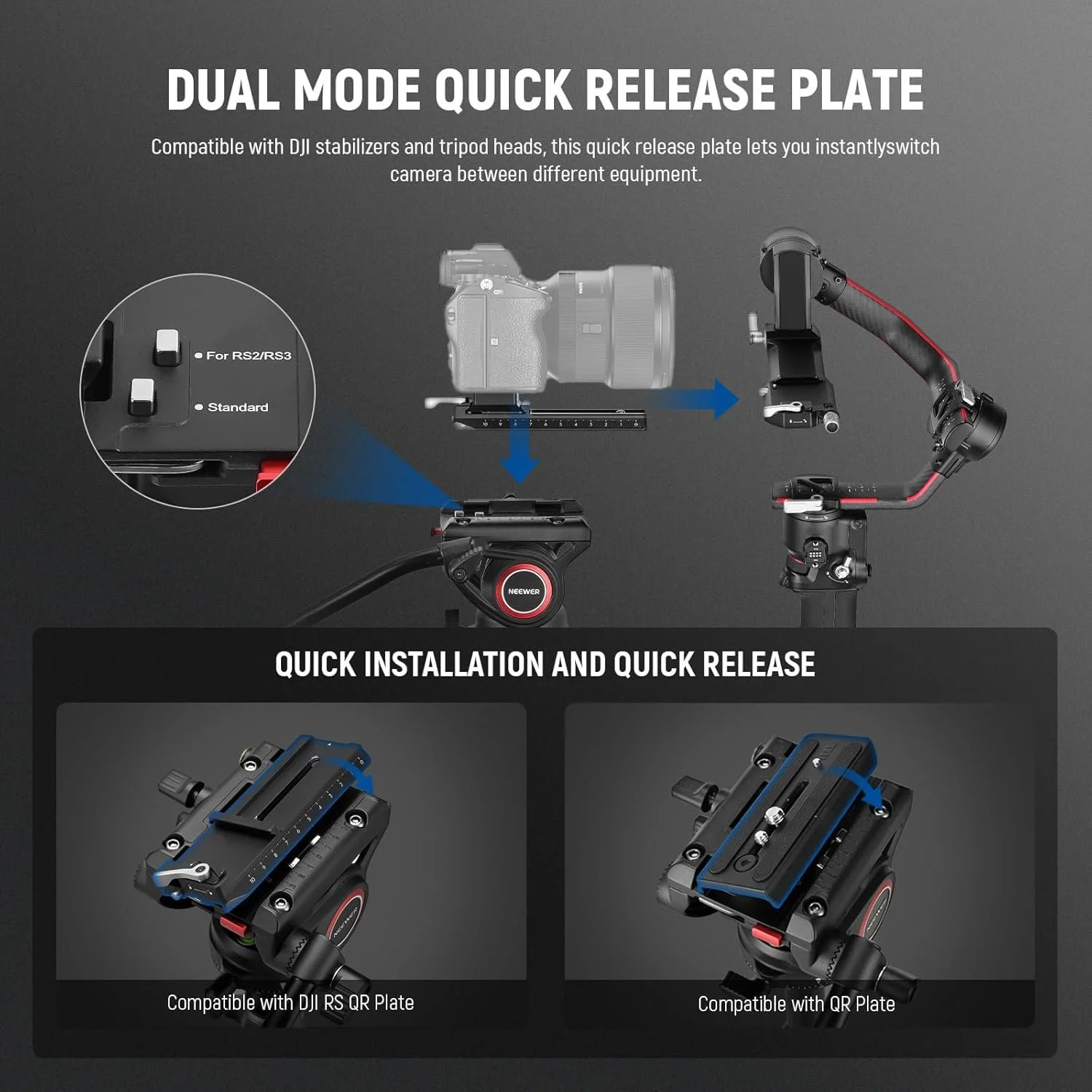 Монопод для камеры NEEWER TP71 1.8м Черный, фото №5 Монопод для камеры NEEWER TP71 1.8м Черный, фото №5