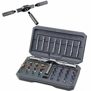 Набір магнітних викруток з тріскачкою 42-в-1 S2 Steel - Фото 1