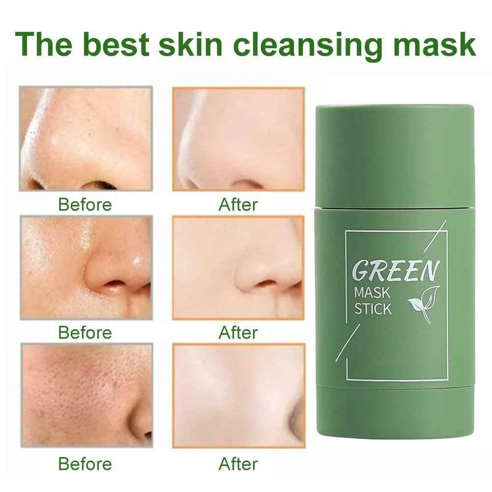 Маска-стік Зелений Чай, Маска-стік Зелена, Очищуюча, фото №5
