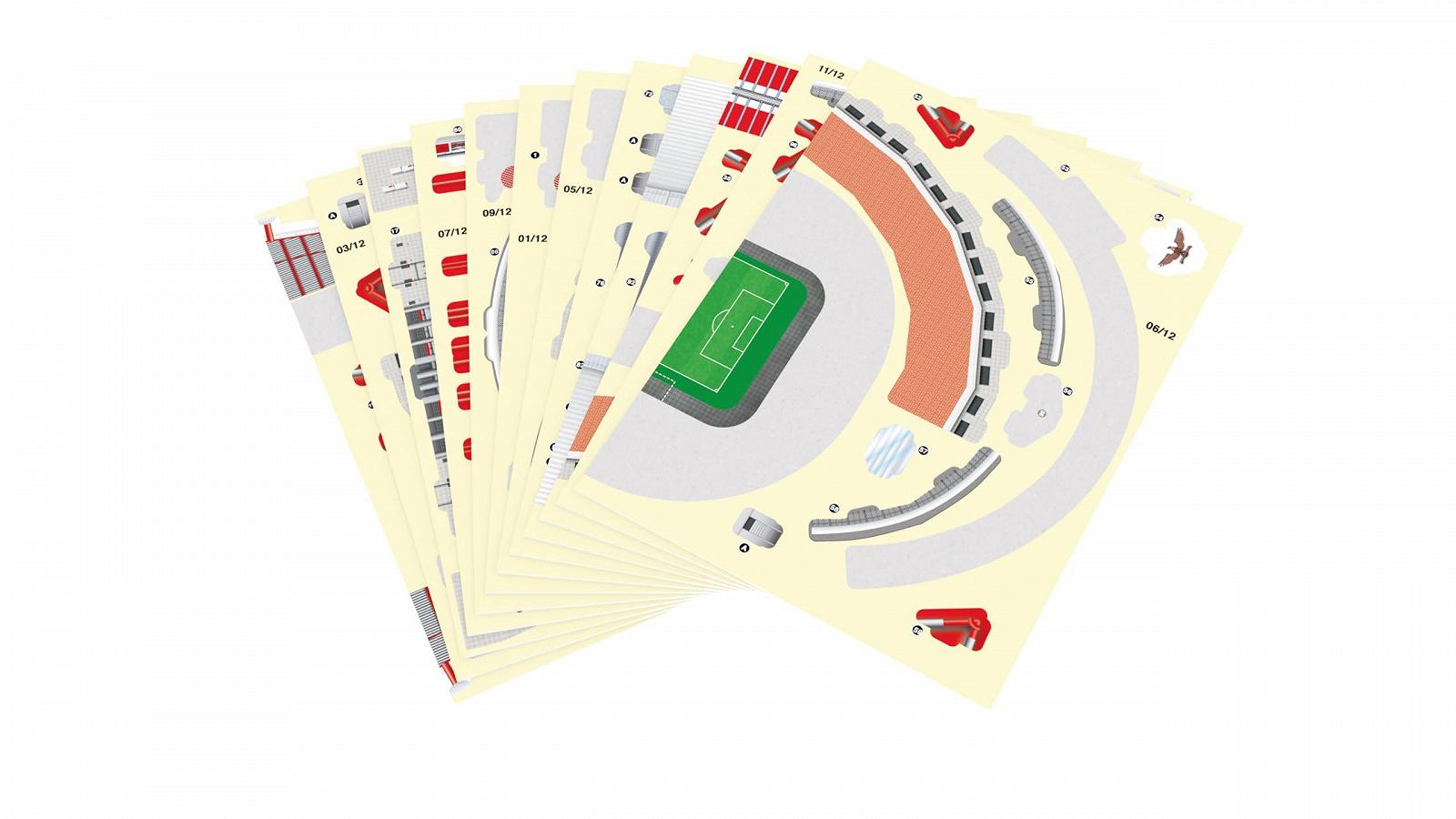 3D Пазл Pro-Lion Стадіон Бенфіка 179 деталей 7+, фото №7