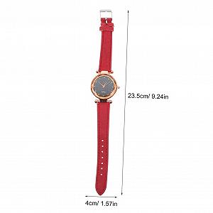 Женские Часы LIFKOME Luminous Инкрустированные Стразами Ретро Фиолетовый synthetic.ua - Фото 1