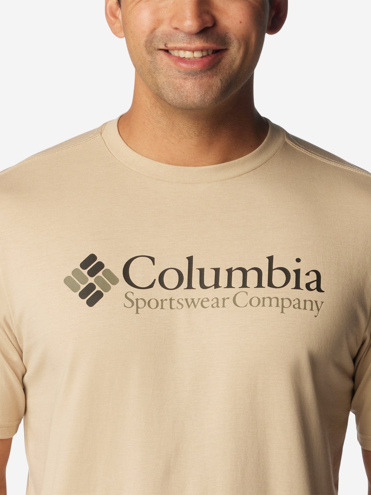 Футболка Columbia Basic Logo Short Sleeve 1680051CLB-277 Бежевый 2XL, фото №4