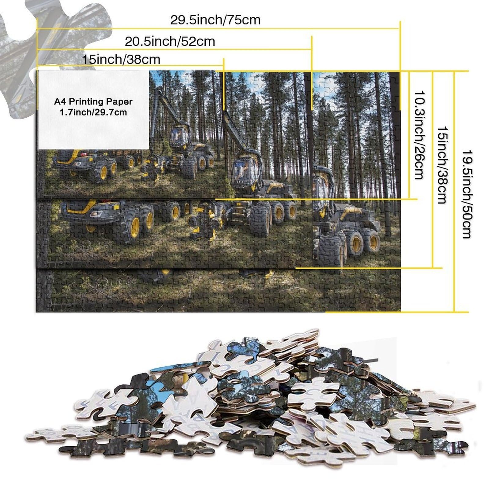 Пазл Трактор 1000 деталей 70 x 50 см, фото №5 Пазл Трактор 1000 деталей 70 x 50 см, фото №5