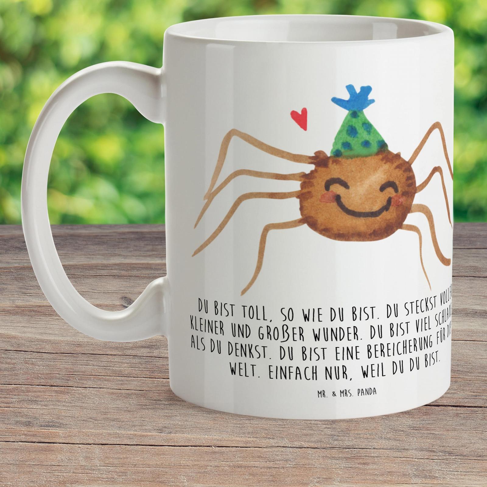 Дитяча Кружка Mr. & Mrs. Panda Павук Агата Вечірка, фото №2