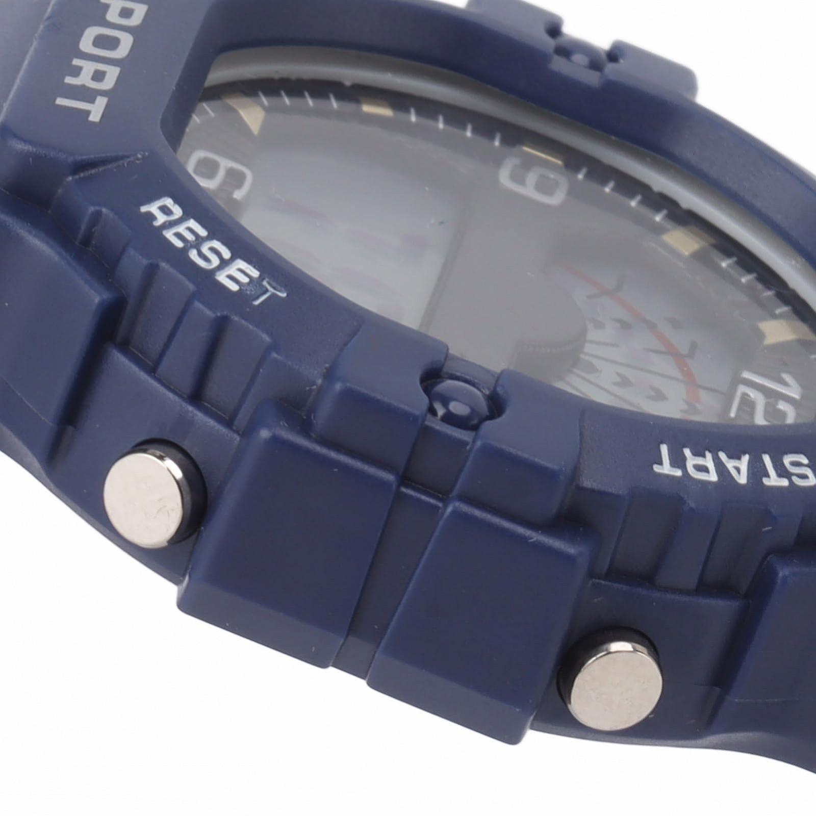 Цифровий годинник VGEBY Chronograph Водонепроникний WR50M для чоловіків (блакитний) з ремінцем, фото №7