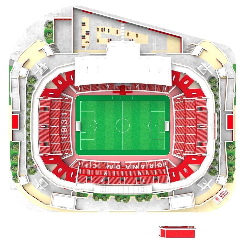 Пазл Granada CF 21 Pomegranate 37.5 x 41 x 11.4 см красно-белый, фото №5 Пазл Granada CF 21 Pomegranate 37.5 x 41 x 11.4 см красно-белый, фото №5